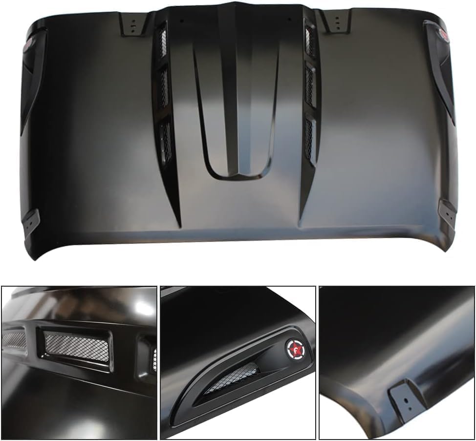 4X4WAVERS Avengers Edition Hood - Jeep Wrangler JK/JKU 2007-2018