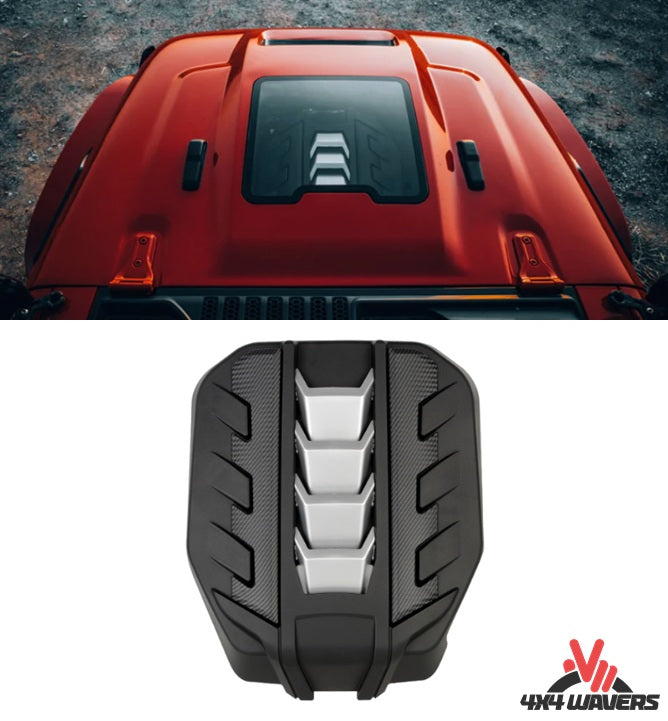 4x4wavers Engine cover (Fit for 2.0T) - Capsule Hood Style - 4X4 WAVERS