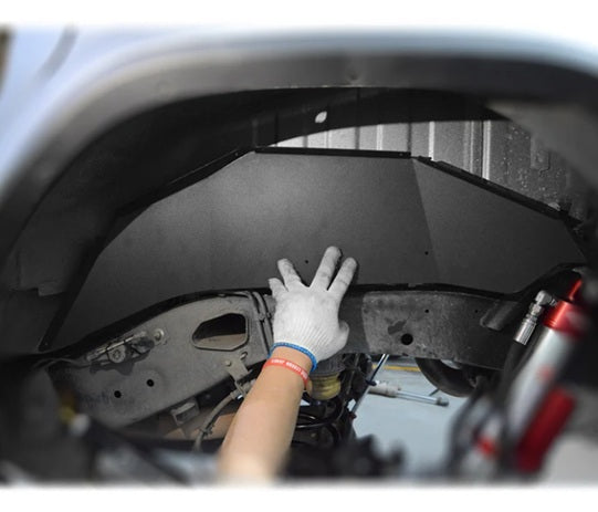 4X4WAVERS Aluminum Front & Rear Inner Fender Liners Kit - Jeep Wrangler JL/JLU/4XE 2018+ - 4X4 WAVERS