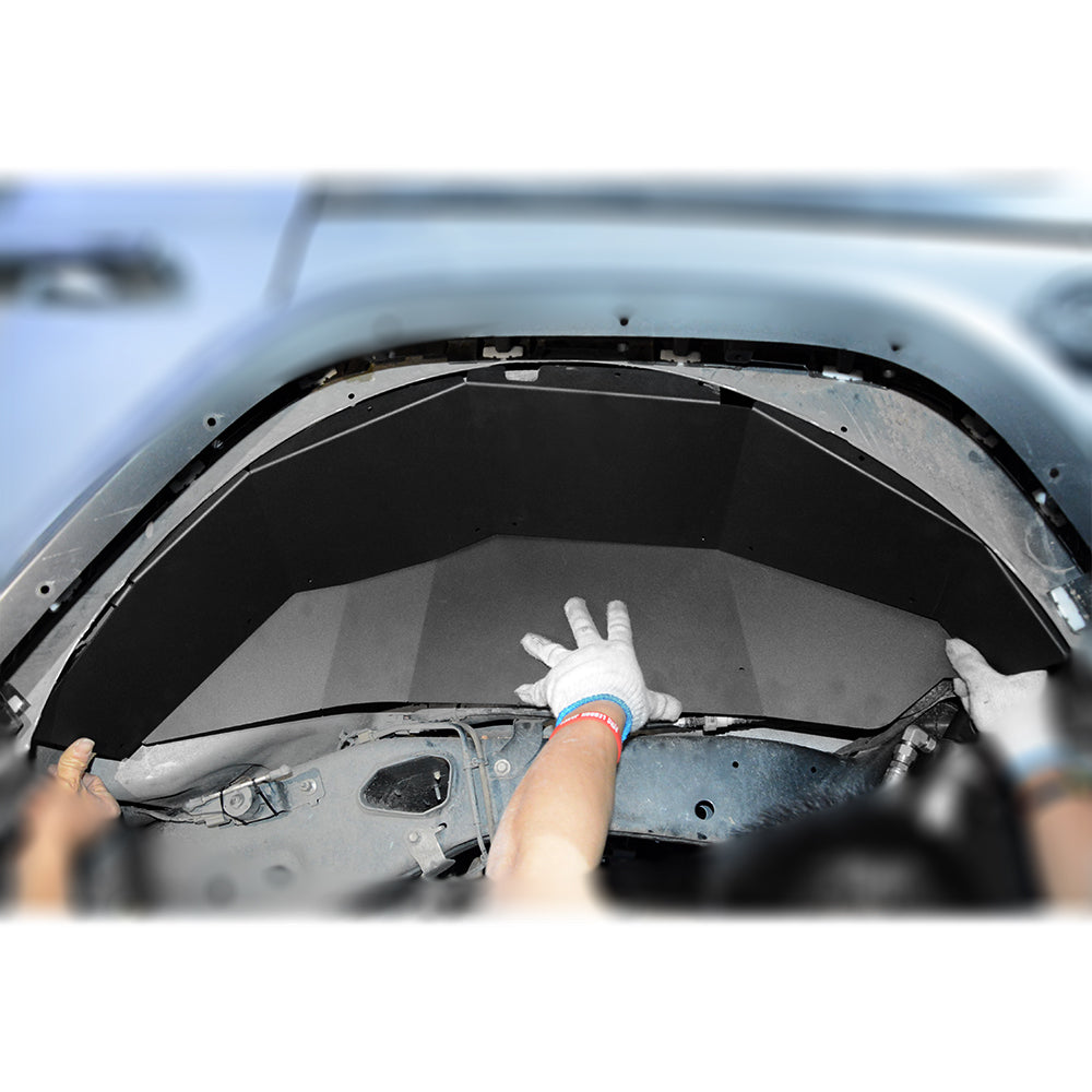4X4WAVERS Aluminum Rear inner fender liners - Jeep Wrangler JL/JLU/4XE 2018+