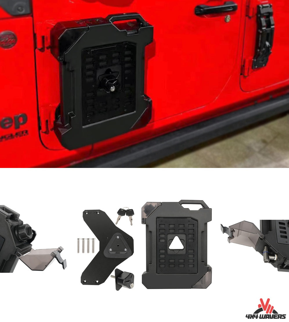4X4WAVERS 9 Litres Door Tank with Easy Water Tap Faucet (Passenger Side) - All Jeep Wrangler models JK/JKU/JL/JLU/4XE/JT 2007+