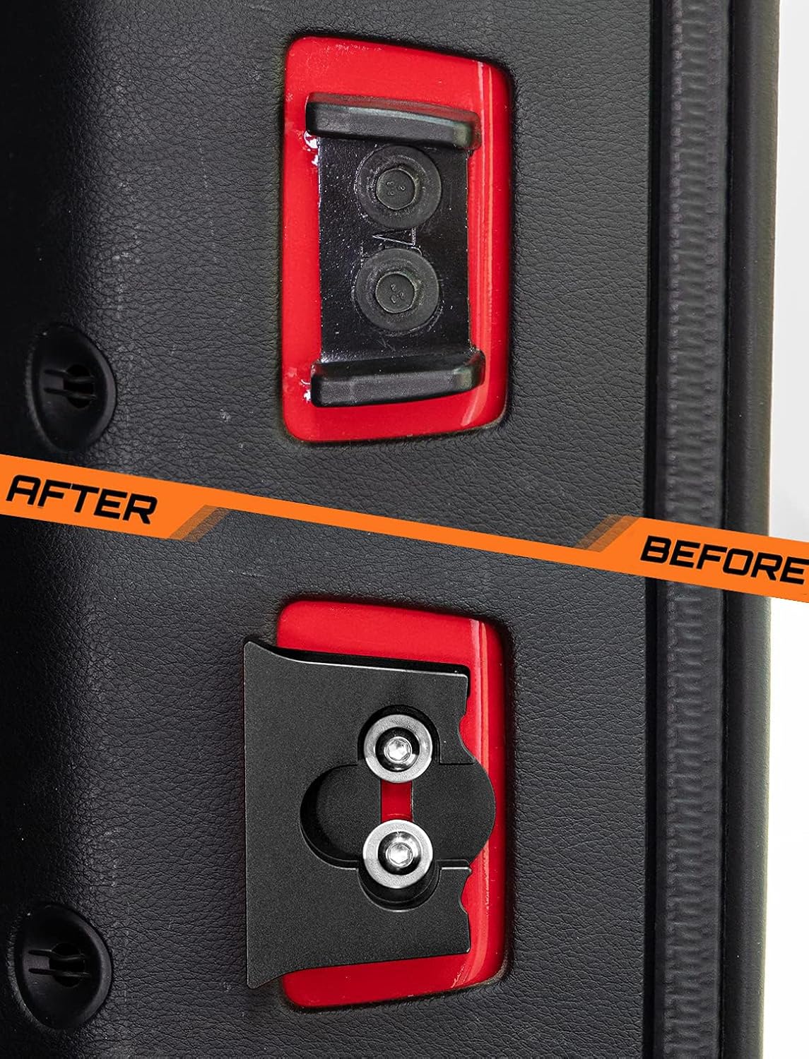 4X4WAVERS Aluminum Tailgate Limiter, Tailgate Latch Bumper Stoper - Jeep Wrangler JK/JKU 2007-2018 - 4X4 WAVERS