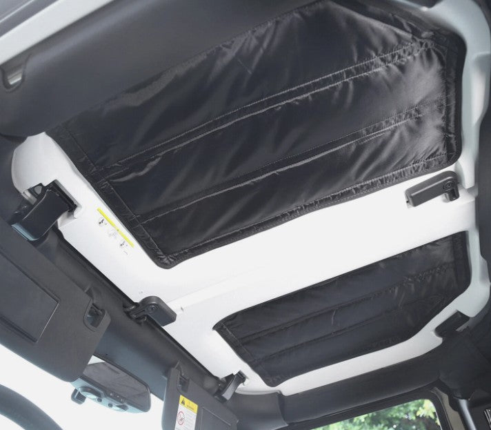 4X4WAVERS Hardtop Roof Heat Insulator, Sound and Road Noise Insulation - Jeep Wrangler JK (4 doors) 2012-2018