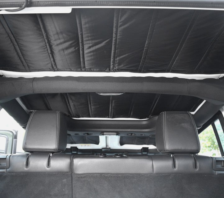 4X4WAVERS Hardtop Roof Heat Insulator, Sound and Road Noise Insulation - Jeep Wrangler JK (4 doors) 2012-2018