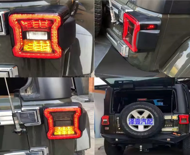 4X4WAVERS Premium LED Tail Light Upgrade Kit - JK to JL Upgrade Kit - Jeep Wrangler JK/JKU 2007-2018 - 4X4 WAVERS