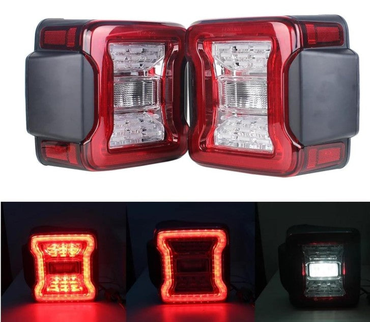 4X4WAVERS Premium LED Tail Light Upgrade Kit - JK to JL Upgrade Kit - Jeep Wrangler JK/JKU 2007-2018 - 4X4 WAVERS