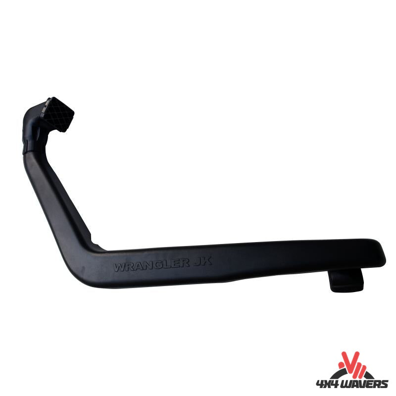 4X4WAVERS Performance High Mount Air Intake Snorkel Kit - Long Neck Style with Wrangler JK Logo - Jeep Wrangler JK/JKU 2007-2018