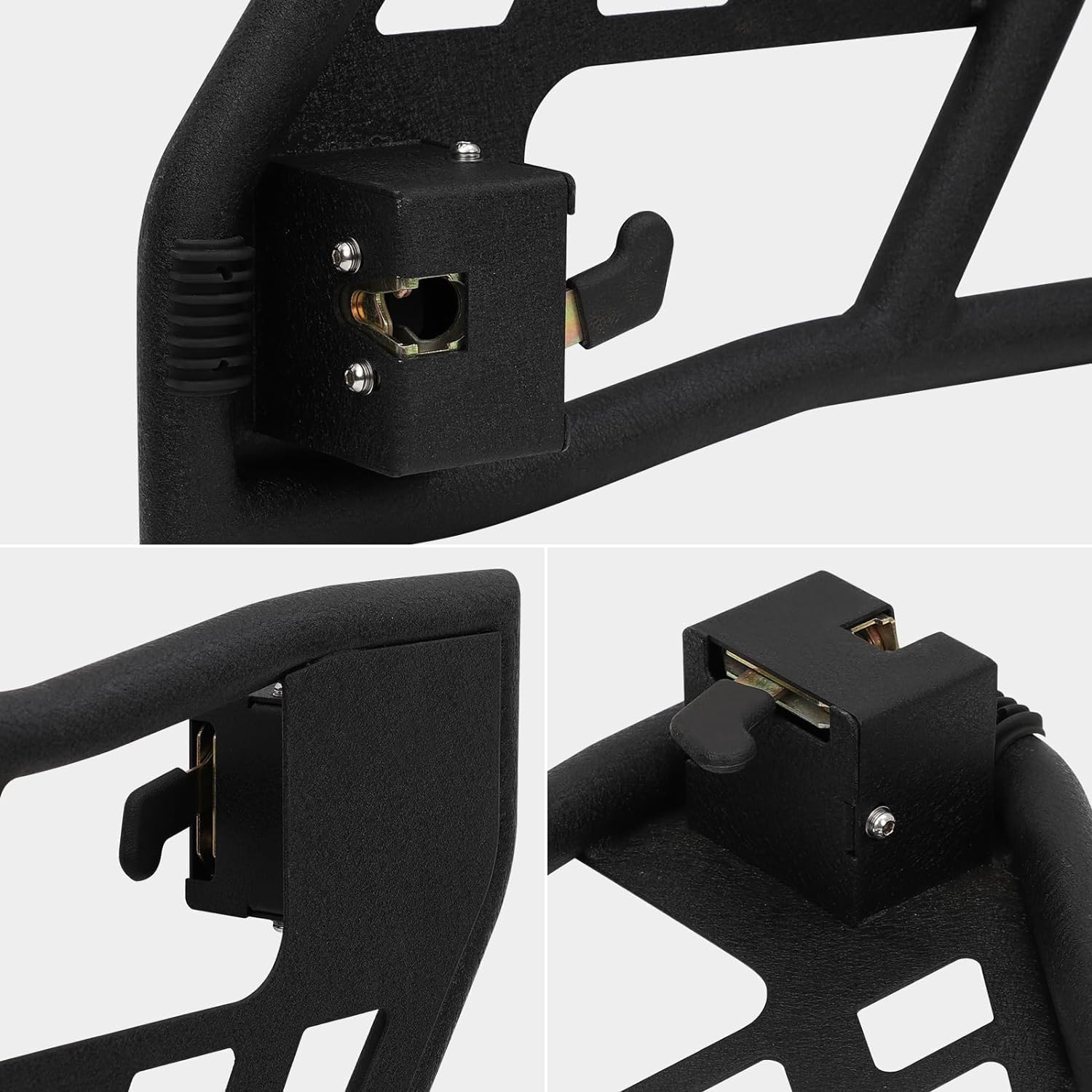 4X4WAVERS Tube Door 4 Doors With Rearview Mirror - Hunting Style - Jeep Wrangler JK 2007-2018 (2 doors) - 4X4 WAVERS