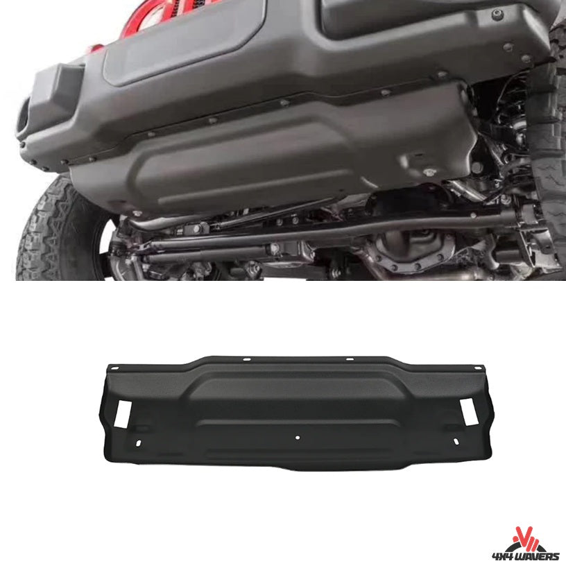 4X4WAVERS 10th Anniversary Radiator Skid Plate - Stainless Steel - Extreme Front Bumper Skid Plate - Jeep Wrangler JL/JLU/4XE/JT 2018+ - 4X4 WAVERS