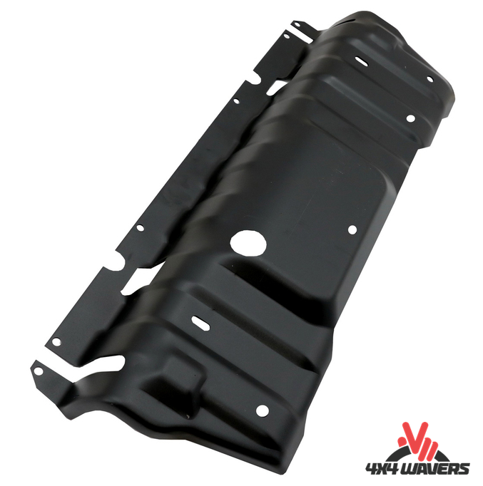 4X4WAVERS Armor Defense Steel Front Bumper Skid Plate - AEV Style - Jeep Wrangler JK/JKU 2007-2018 - 4X4 WAVERS