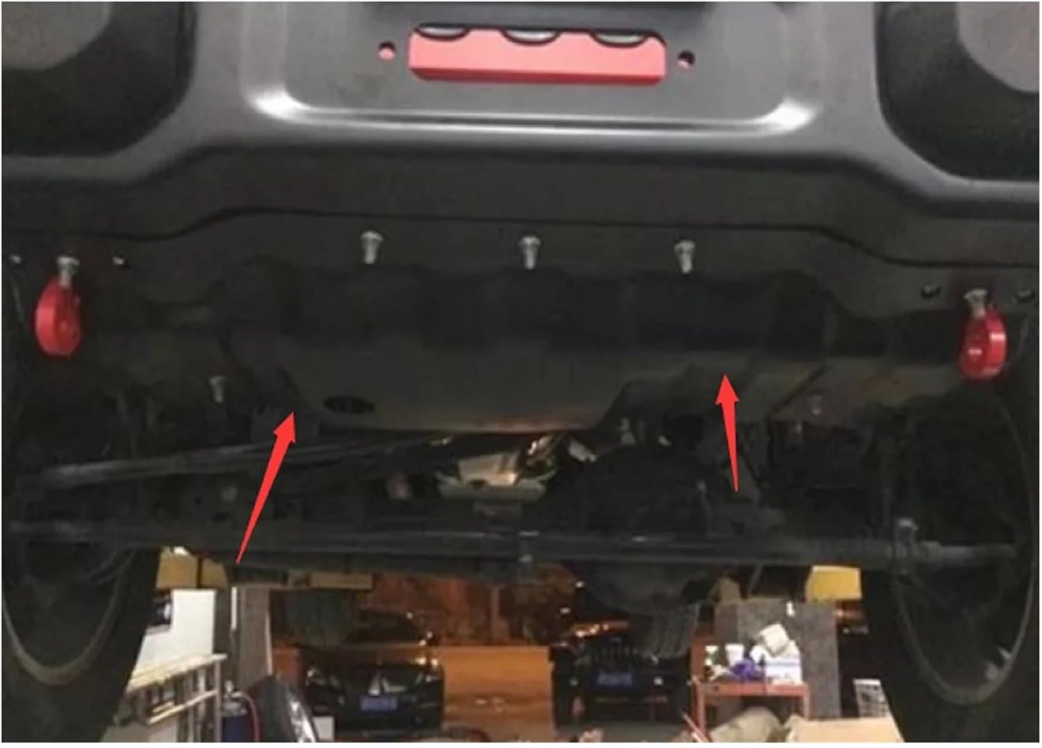 4X4WAVERS 10th Anniversary Front Bumper Skid Plate - Powder Coated Steel - Jeep Wrangler JK/JKU 2007-2018 - 4X4 WAVERS