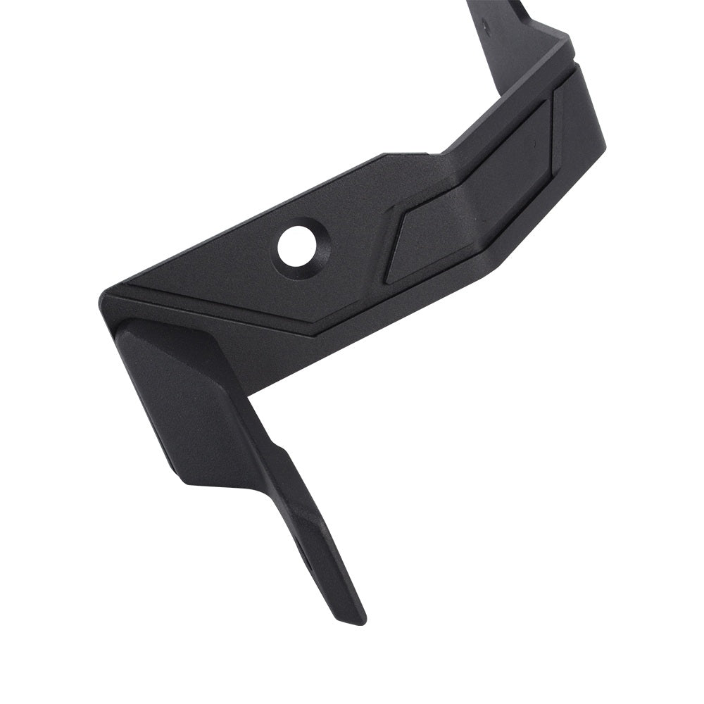 4X4WAVERS Aluminum Dual A-Pillar Light Mounting - Windshield Work/Spot Light Brackets - Jeep Wrangler JL/JLU/4XE/JT 2018+ (fits 4XE) - 4X4 WAVERS