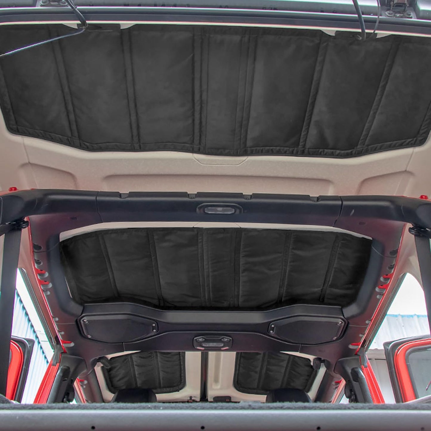 4X4WAVERS RR Design Hard Top Roof Insulator - All-Season Thermal Insulation - Jeep Wrangler JLU/4XE (4 doors) 2018+ - 4X4 WAVERS