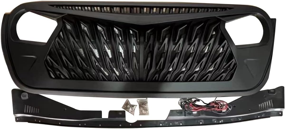 4X4WAVERS Owl Face Series III Grille with bright LED - Jeep Wrangler JL/JLU/4XE/JT 2018+