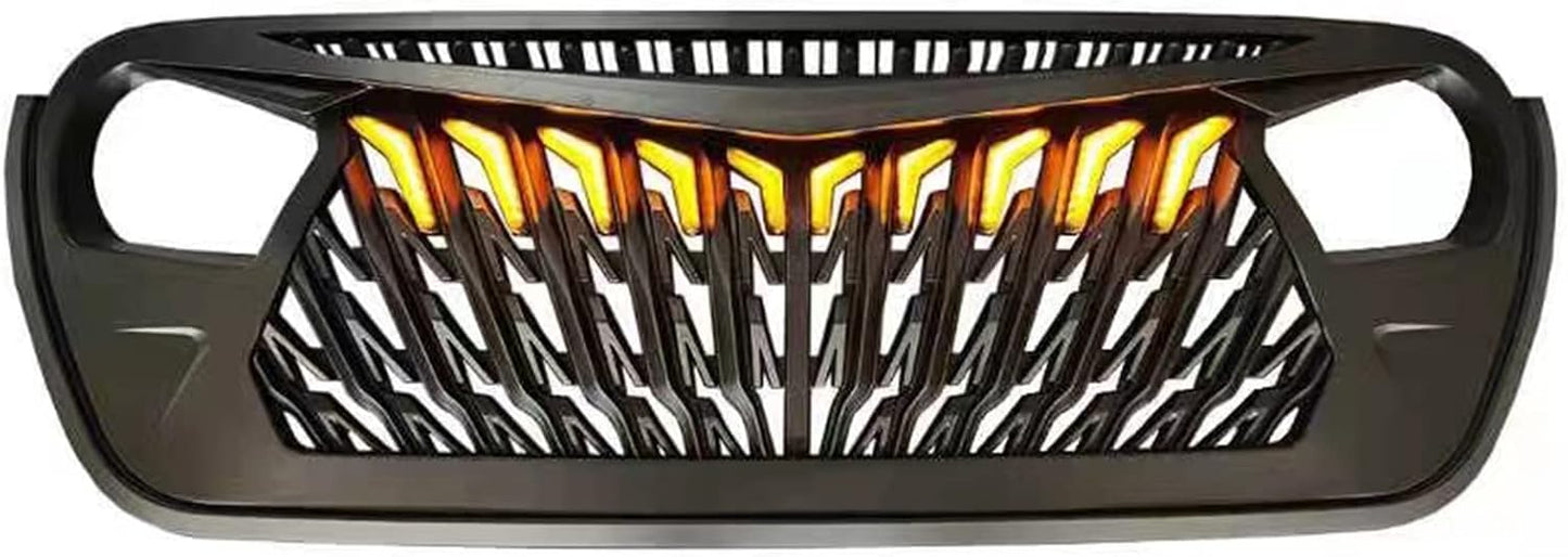 4X4WAVERS Owl Face Series III Grille with bright LED - Jeep Wrangler JL/JLU/4XE/JT 2018+