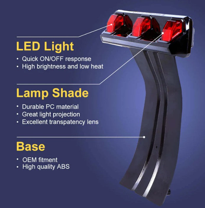 Feu stop LED 4X4WAVERS - Lumineux et net - Jeep Wrangler JK/JKU 2007-2018