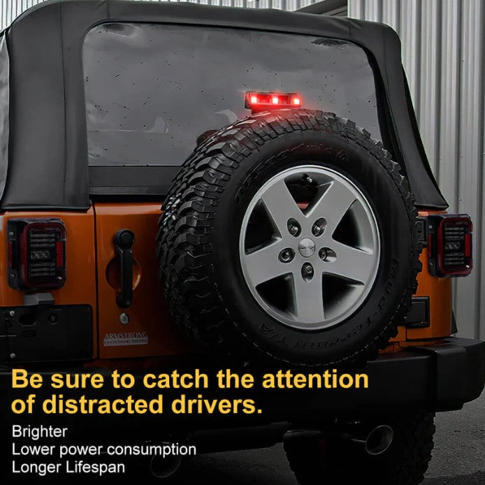 Feu stop LED 4X4WAVERS - Lumineux et net - Jeep Wrangler JK/JKU 2007-2018