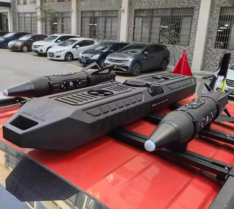 4X4WAVERS 30L Electric Pressure Shower & Outdoor Camping Water Tank (Black Color) - Universal - 4X4 WAVERS