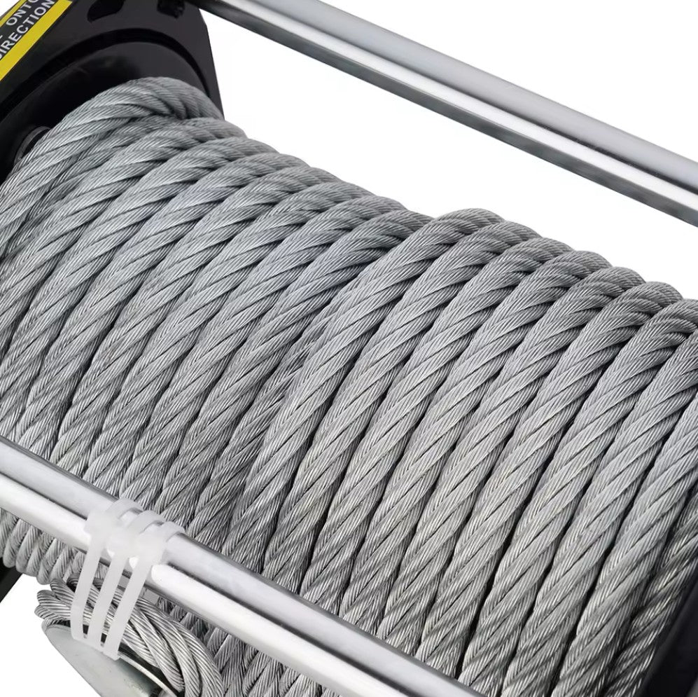 4X4Wavers Heavy Duty 20,000 lbs 12V Electric Offroad Winch with wireless remote - Steel rope