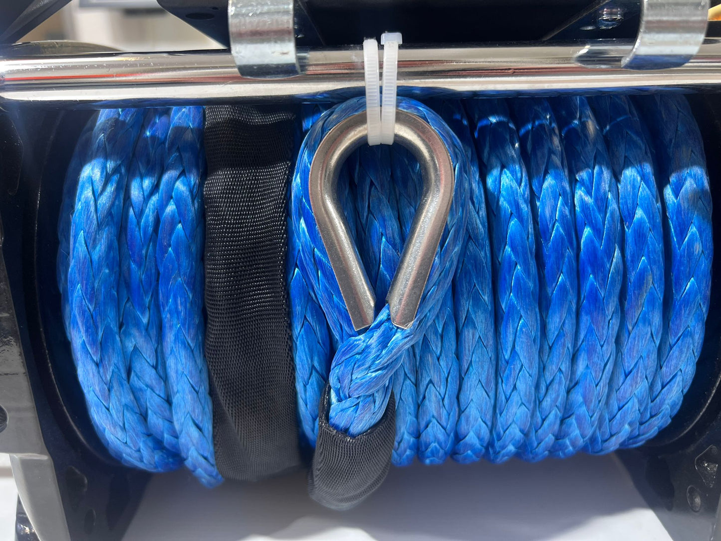 4X4Wavers Heavy Duty 20,000 lbs 12V Electric Offroad Winch with wireless remote - Synthetic rope - 4X4 WAVERS