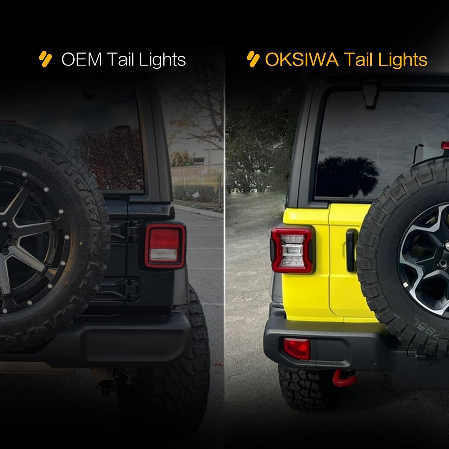4X4WAVERS Premium LED Tail Light Upgrade Kit (For Stock Halogen Model to Upgrade to FULL LED) - Jeep Wrangler JL/JLU/4XE 2018-2023 - 4X4 WAVERS