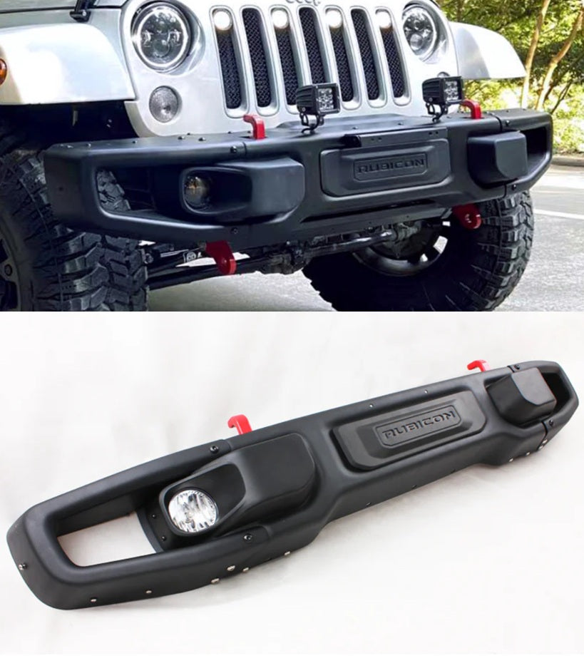 4X4WAVERS 10th Anniversary Style Front Bumper - JK to JL Upgrade - Jeep Wrangler JK/JKU 2007-2018 - 4X4 WAVERS