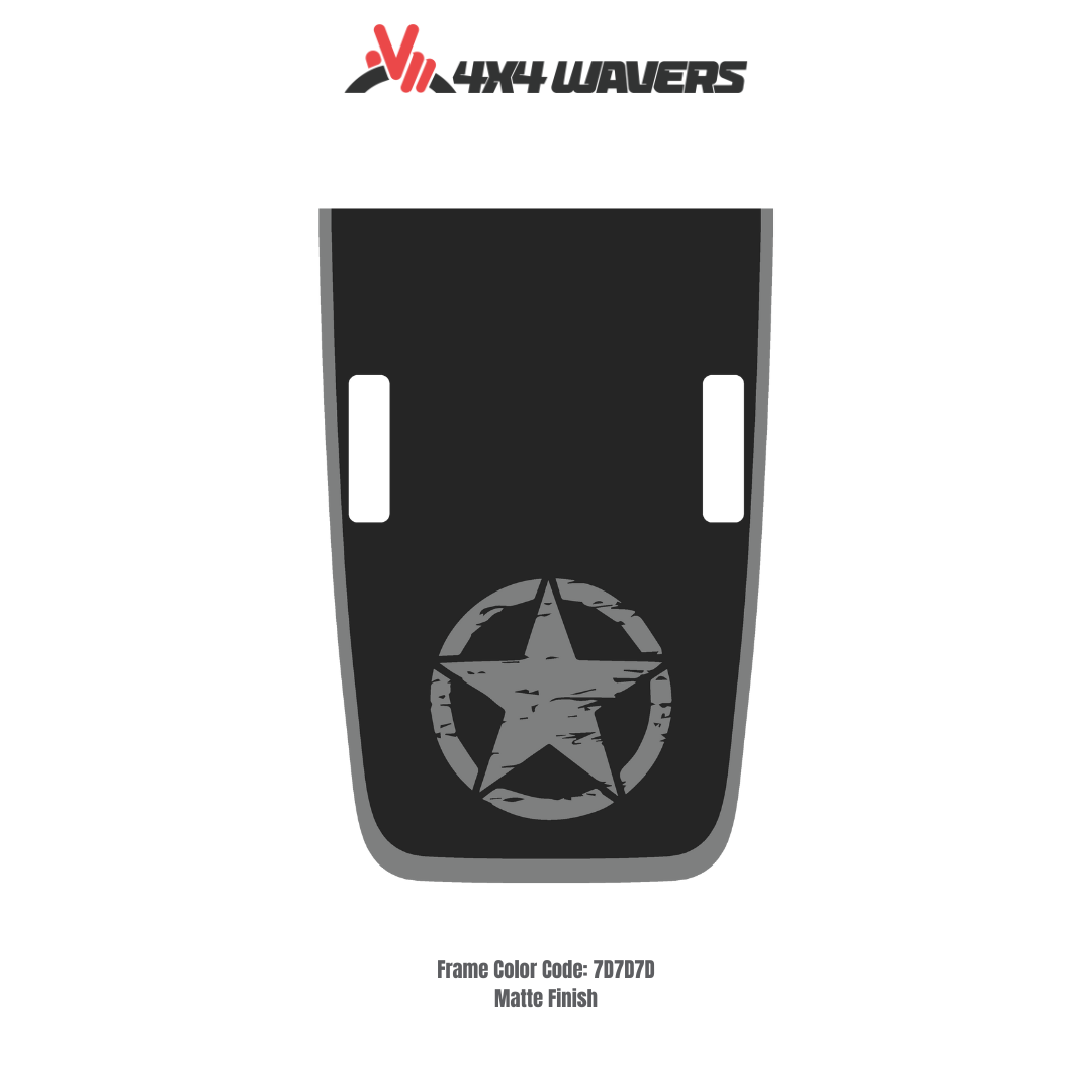 Kit d'autocollants STAR 4x4wavers pour capot JL Rubicon – Autocollants en vinyle pour Jeep Wrangler – Fabriqué au Canada