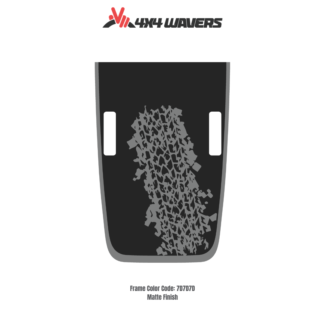 4x4wavers MUD Decal Sticker Kit for JL Rubicon Hood β Vinyl Car Decals for Jeep Wrangler Models β Made in Canada