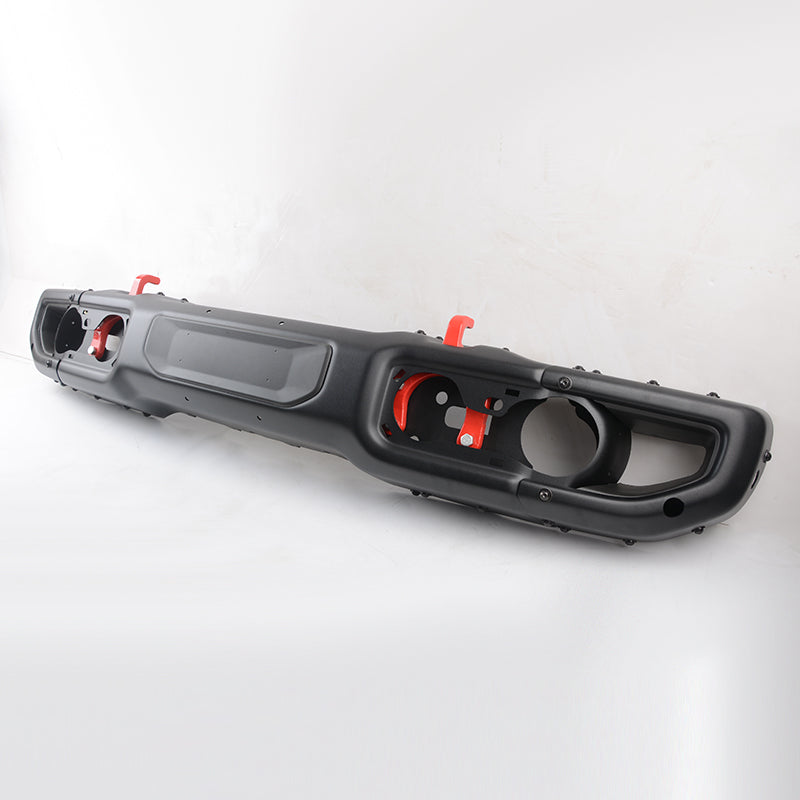 4x4wavers Front Bumper - 10th Anniversary Style with Sensor Holes - for Jeep Wrangler JL/JLU/4XE/JT-Gladiator 2018-2024 (fits 4 Doors & 2 Doors) - 4X4 WAVERS