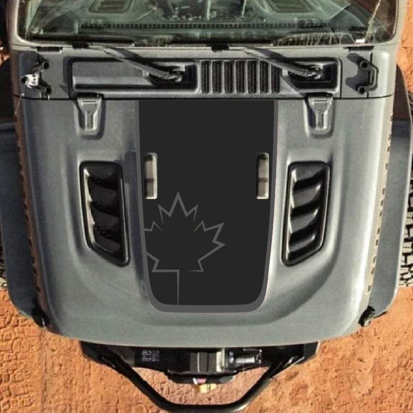 Hood Decal for Jeep Wrangler JL JLU Gladiator JT Rubicon Hood 2018+ Style #40