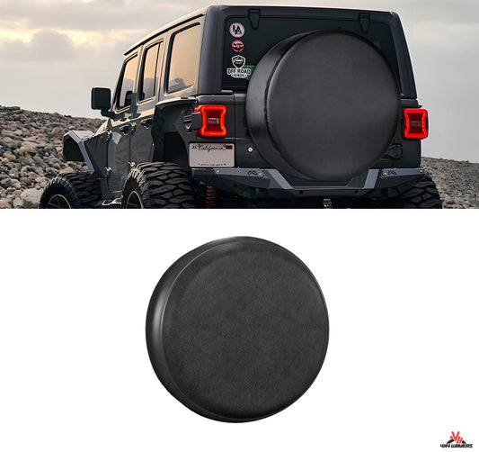 4X4WAVERS Housse de roue de secours pour Jeep Wrangler - Diamètre du pneu de 30 à 33 pouces - Universelle