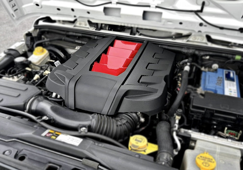4X4WAVERS 3.0L and 3.6L Engine Cover - Capsule Design - Jeep Wrangler JK/JKU 2007-2018