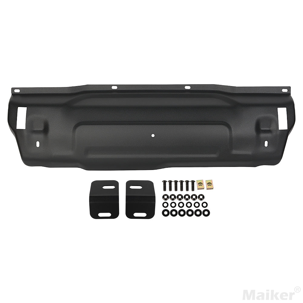 4x4wavers 10th Anniversary Radiator Skid Plate - Stainless Steel for jeep wrangler JL/JLU/4XE/JT - 4X4 WAVERS