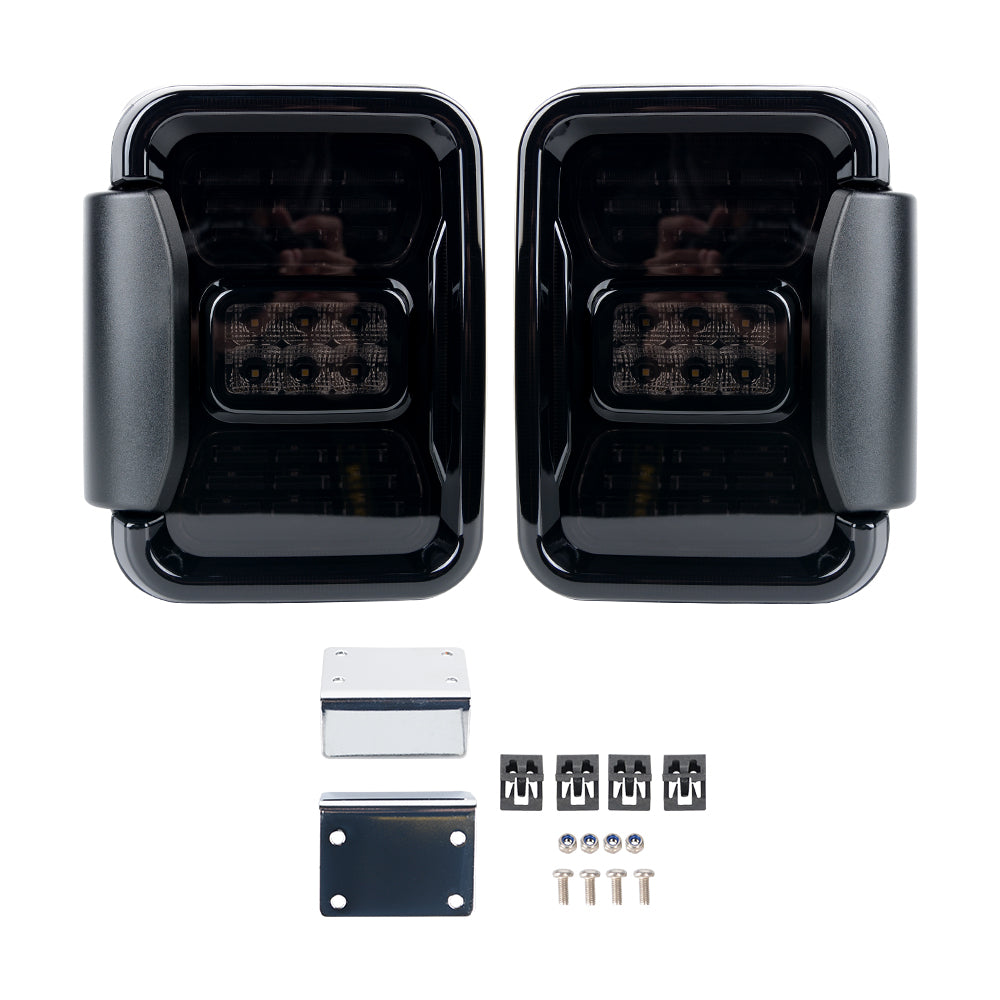 4x4wavers LED Tail Lights Fit For Gladiator JT 2019- 2025 - 4X4 WAVERS