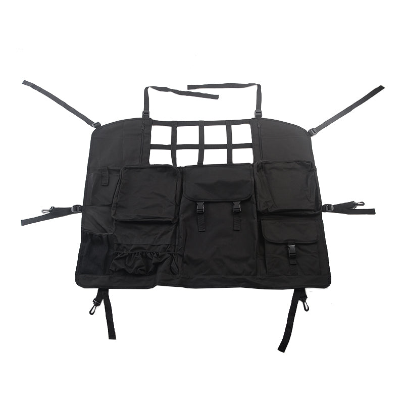 4x4wavers Rear Storage Bag /Trunk Cargo Tool Organizers Holder Backseat for Fits for Jeep JK/JKU/ JL/JLU/4XE/JT 2007-2025 - 4X4 WAVERS