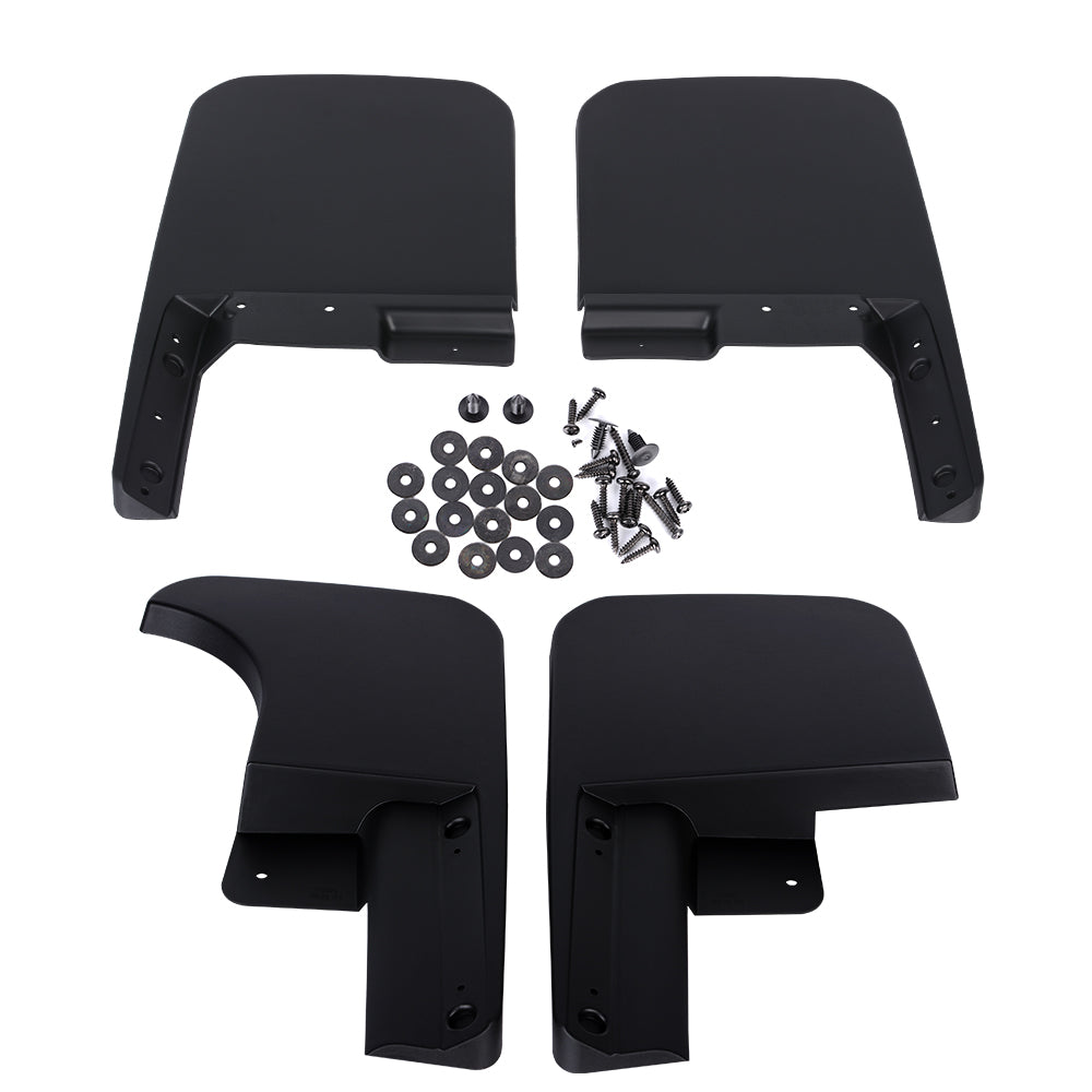 4x4wavers Mud Flaps for jeep wrangler Gladiator JT 2019-2025 - 4X4 WAVERS