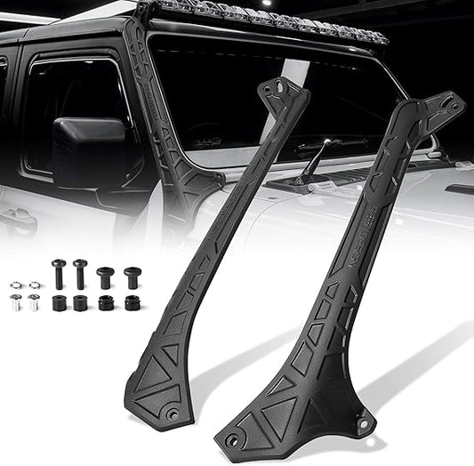 4X4WAVERS 52" LED Light Bar Mount - GEEA Design - Jeep Wrangler JL/JLU/JT 2018+ - 4X4 WAVERS