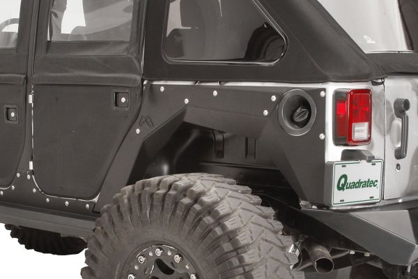4X4WAVERS Front Metal Armor Fenders Kit - Climber Style - Jeep Wrangler JL/JLU/4XE 2018+ - 4X4 WAVERS