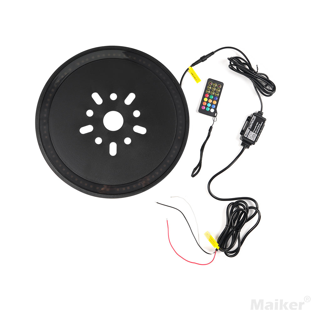 4x4wavers RGB Spare Tire Brake Light for jeep wrangler JK/JKU/JL/JLU 2007-2025 - 4X4 WAVERS