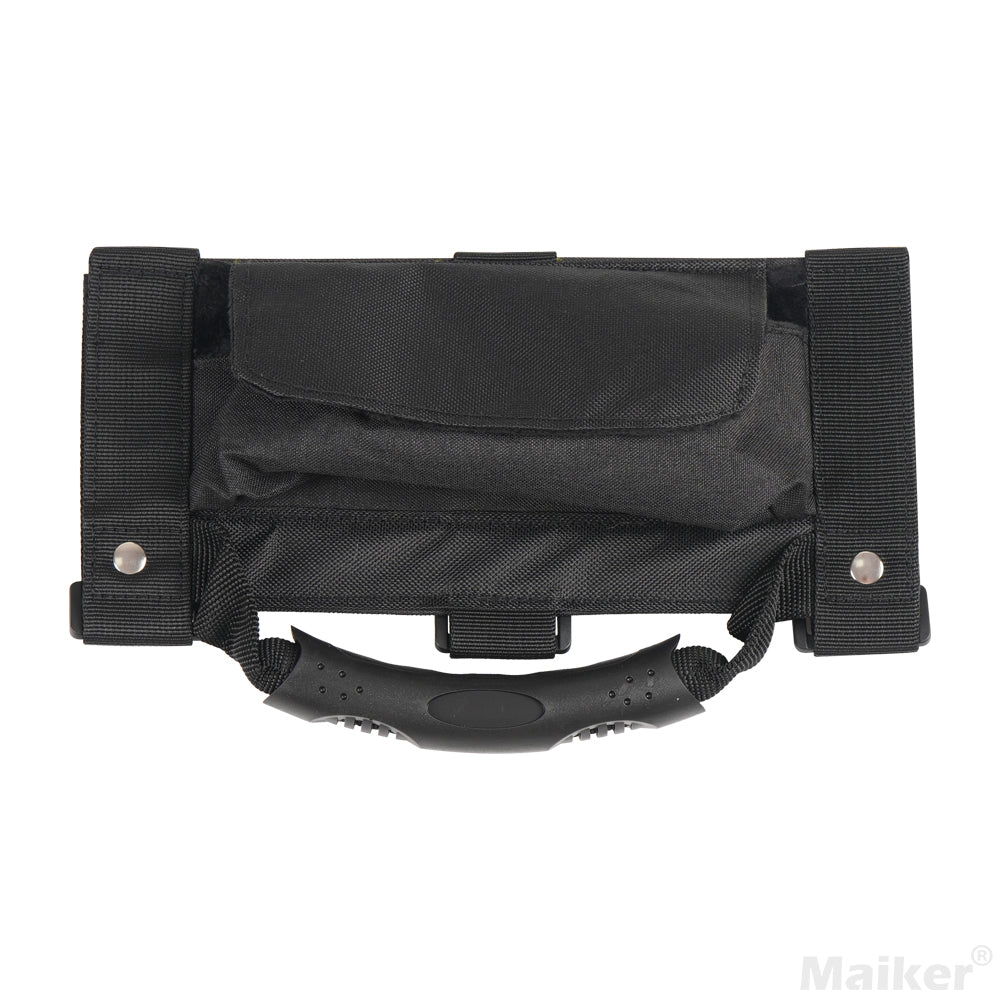 4x4wavers Black Car Roll Bar Grab Handle Sunglasses Holder Storage Bag for all jeep wrangler models - 4X4 WAVERS