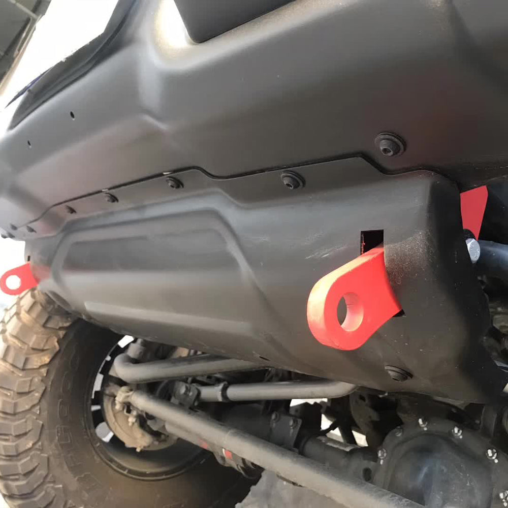 4x4wavers 10th Anniversary Radiator Skid Plate - Stainless Steel for jeep wrangler JL/JLU/4XE/JT - 4X4 WAVERS