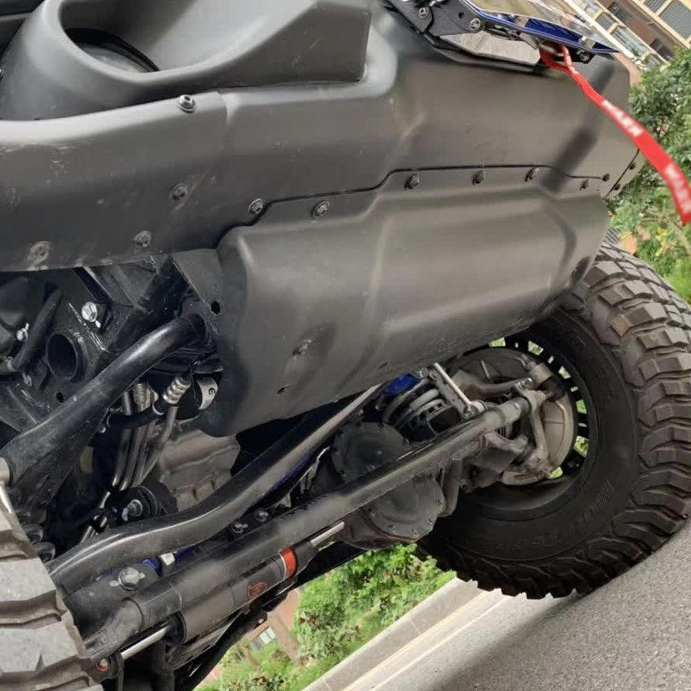 4x4wavers 10th Anniversary Radiator Skid Plate - Stainless Steel for jeep wrangler JL/JLU/4XE/JT - 4X4 WAVERS