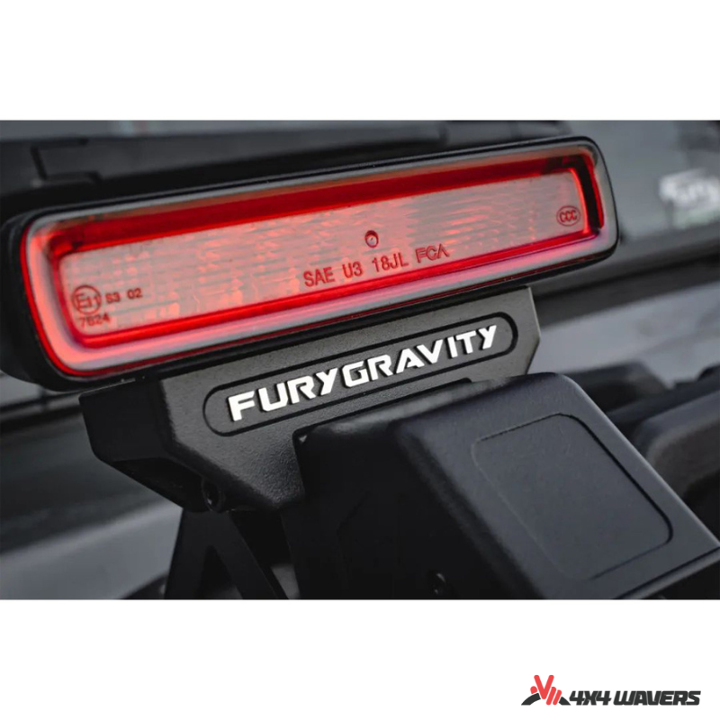 4x4wavers Fury Aluminum Multifunction Box -  Tailgate Equipment Integrated Set - Rear Integrated Kit with 2 Gas Cans Tanks and storage with numeric locks - 4X4 WAVERS