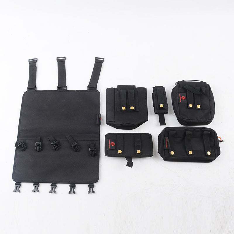 4x4wavers Tubular Door canvas bag for all jeep wrangler models JK/JKU/JL/JLU/4XE/JT - 4X4 WAVERS