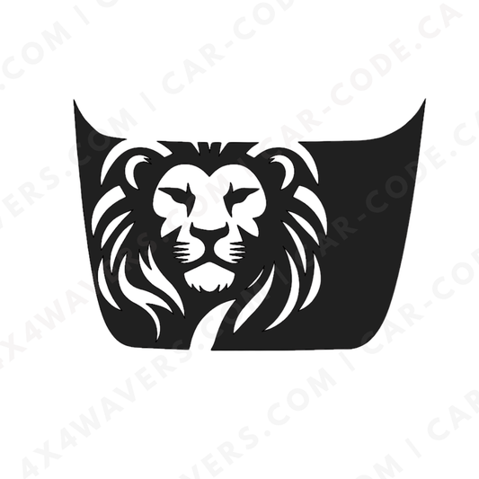 Ford F-150 Raptor Capot – Blason de Lion (Découpé ou Plein) – 2017–2025 – Vinyle Découpé Mat Imprimé 3M ou Avery