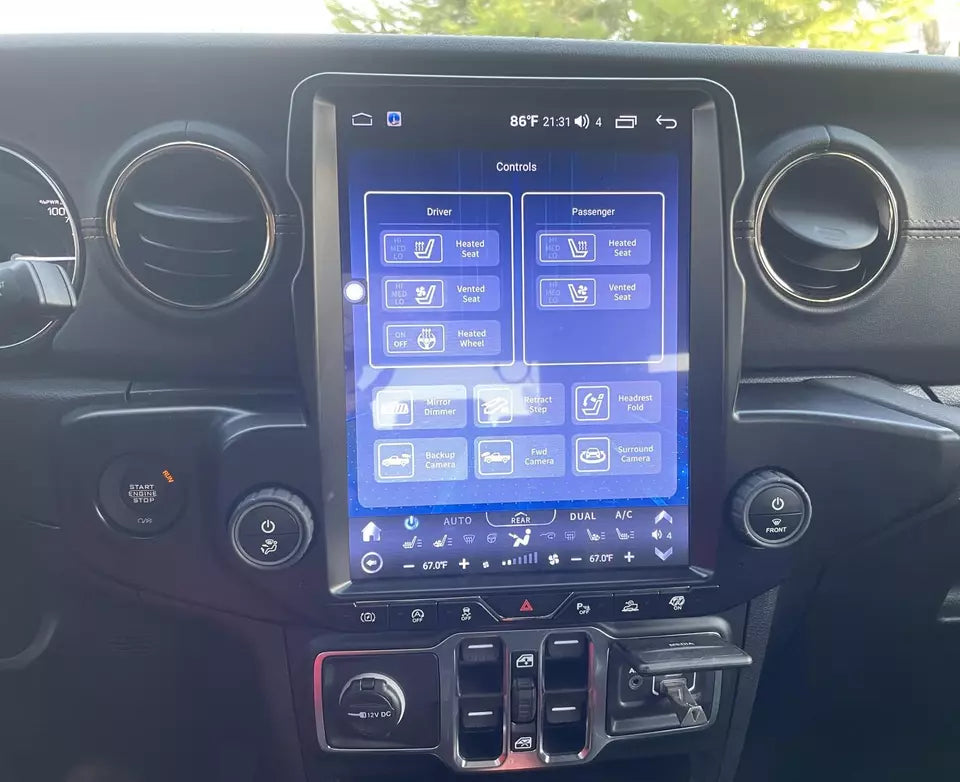 Upgrade Touch Screen 256GB Replacement Wireless Apple Carplay - 4X4 WAVERS