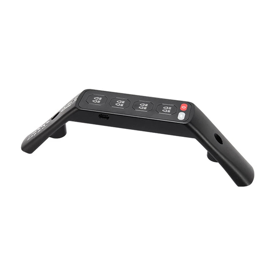 4X4Wavers Grab Handle 6 Gang Switch Panel - Jeep Wrangler JK/JKU 2007-2018 - 4X4 WAVERS