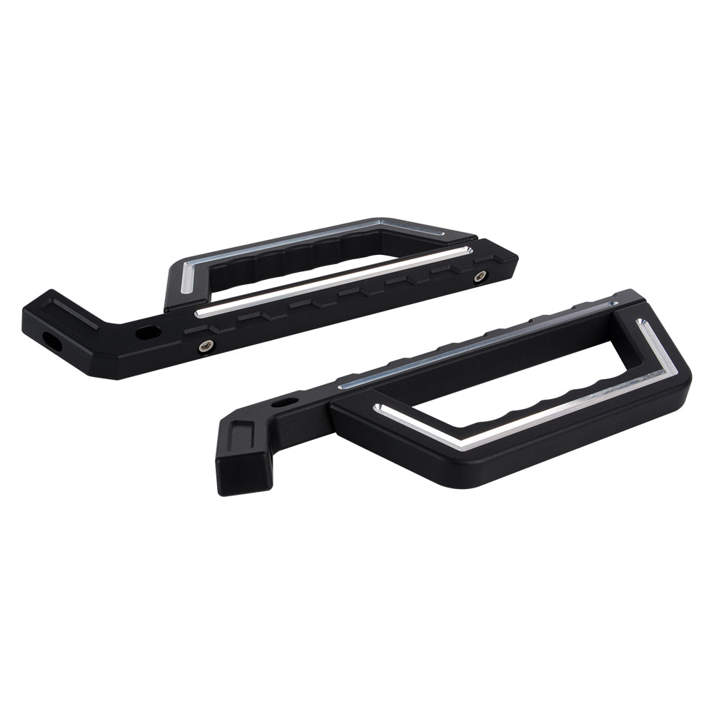 4x4wavers Aluminum Handle with Mobile Holder for jeep wrangler JK/JKU 2007-2018 - 4X4 WAVERS