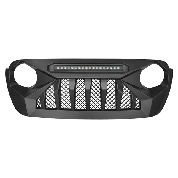 4X4Wavers Gladiator Demon Grill Cover with LED Lights - 4X4 WAVERS