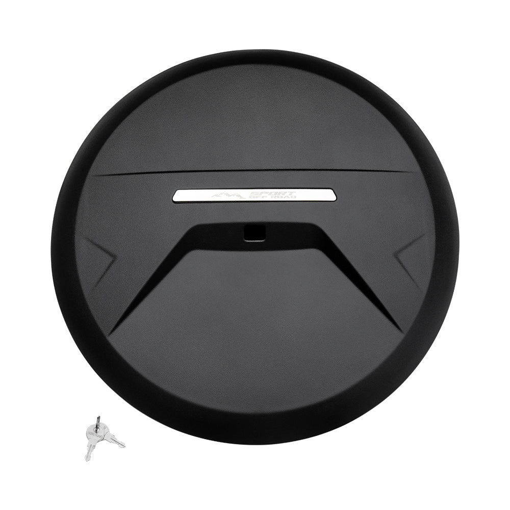 4x4wavers Spare Tire Cover with Camera Hole for jeep wrangler JL/JLU/4XE 2018-2025 - 4X4 WAVERS